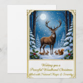 Platte kerstkaart (Voorkant / Achterkant)