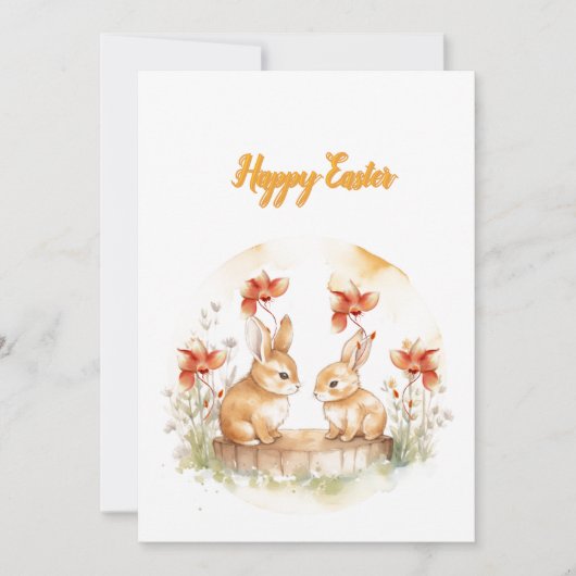 Platte kerstkaart  (Voorkant)