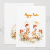 Platte kerstkaart  (Voorkant / Achterkant)