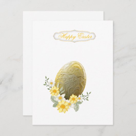 Platte kerstkaart (Voorkant / Achterkant)