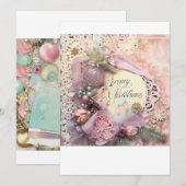 Platte kerstkaart (Voorkant / Achterkant)