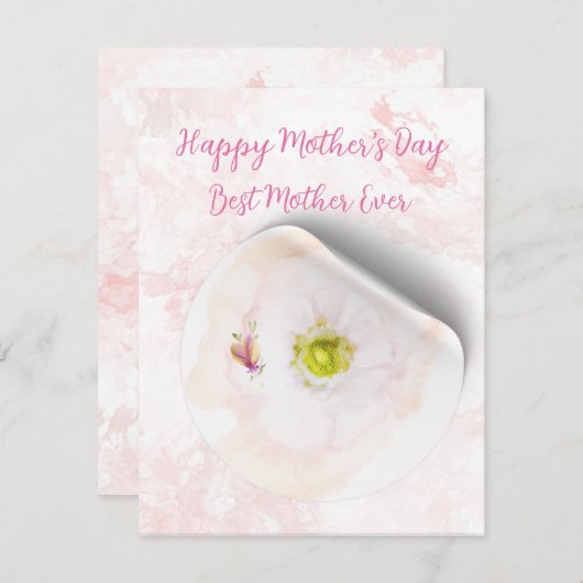 Platte kerstkaart (Voorkant / Achterkant)