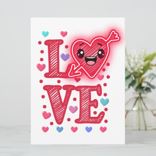 Platte Kerstkaart (Staand voorkant)