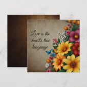 Platte kerstkaart (Voorkant / Achterkant)