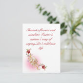 Platte kerstkaart  (Staand voorkant)