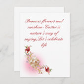 Platte kerstkaart  (Voorkant / Achterkant)