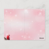 Platte kerstkaart, dankkaart briefkaart (Achterkant)