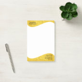 Platte labelrand - golf goud 1 post-it® notes (Kantoor)