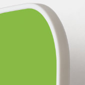 Platte Lime Groene Achtergrond – School Textuur Pickleball Paddle (Links Detail)