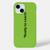 Platte limoengroene achtergrond – schooltextuur Case-Mate iPhone case (Achterkant)