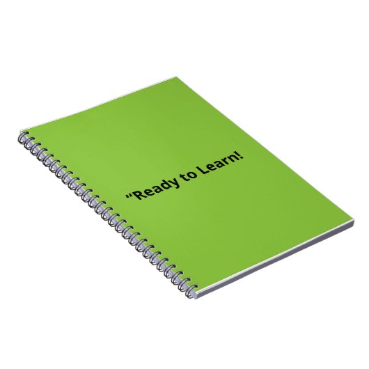 Platte limoengroene achtergrond – schooltextuur notitieboek (Rechterzijde)