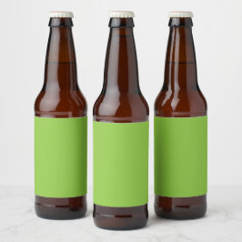 Platte limoengroene achtergrondtextuur bier etiket