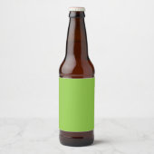 Platte limoengroene achtergrondtextuur bier etiket (Voorkant)