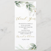 Platte Menu (Achterkant)