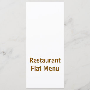 Platte menu