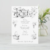 Platte menu (Staand voorkant)