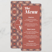Platte menu (Voorkant / Achterkant)