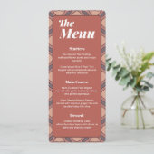 Platte menu (Staand voorkant)