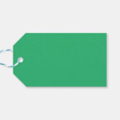 Platte Mint Groene Achtergrond – Huwelijksontwerp Cadeaulabel (Achterkant Horizontaal)