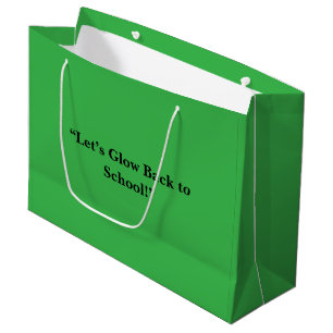 Platte Neon Groene Achtergrond – Schooltextuur Groot Cadeauzakje