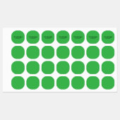 Platte neon groene achtergrond – schooltextuur labels (Vel)