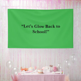 Platte neon groene achtergrond – schooltextuur spandoek