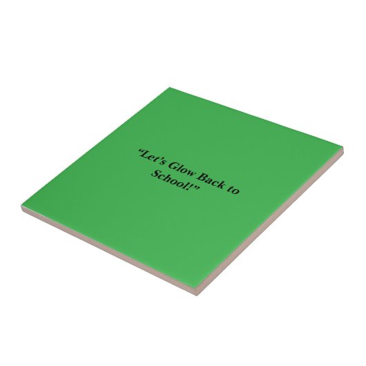 Platte Neon Groene Achtergrond – Schooltextuur Tegeltje (Zijkant)