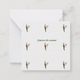 Platte noot notitiekaartje