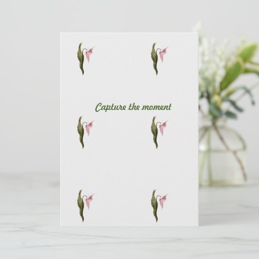 Platte noot save the date (Staand voorkant)