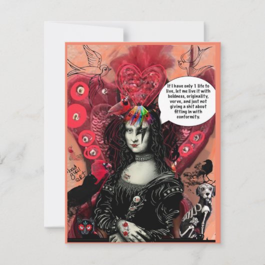 platte notaris feestdagenkaart (Voorkant)