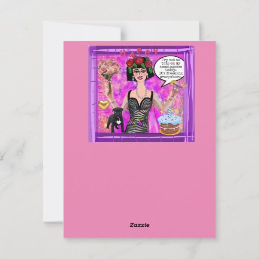 platte notaris feestdagenkaart (Achterkant)