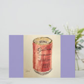 Platte notenkaart Cacao Briefpapier (Staand voorkant)