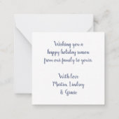 Platte Notenkaart Notitiekaartje (Achterkant)