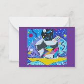 Platte notitiekaart notitiekaartje (Voorkant)