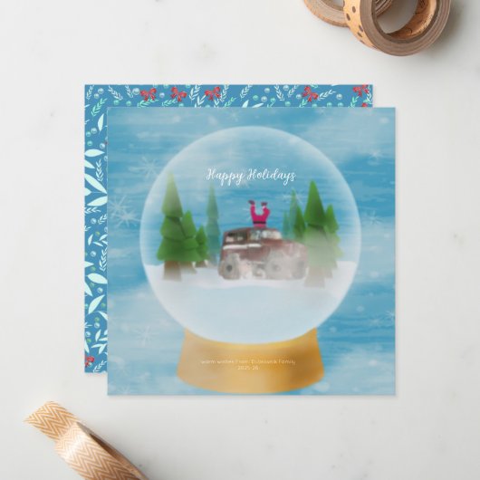 Platte Notitiekaart Notitiekaartje (Voorkant / Achterkant in situ)