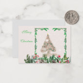 Platte notitiekaarten notitiekaartje (Voorkant / Achterkant in situ)