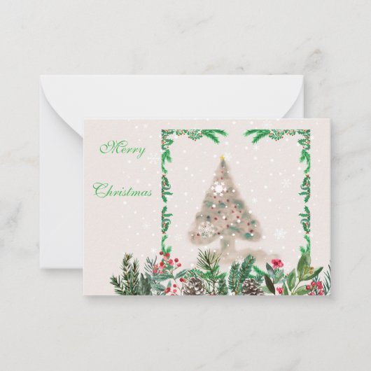 Platte notitiekaarten notitiekaartje (Voorkant)