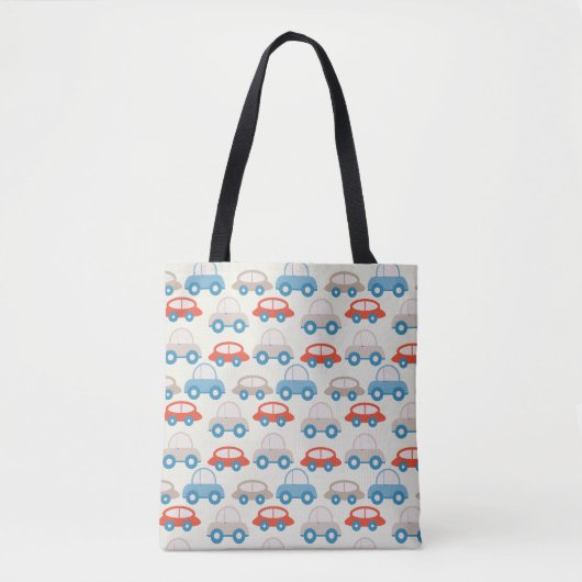 Platte oldtimers tote bag (Voorkant)