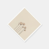 Platte ontwerpen moderne bloemen servetten (Hoek)