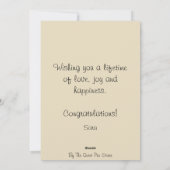 Platte paddenstoel Kaart (Achterkant)