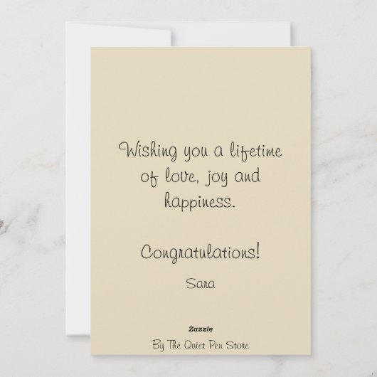 Platte paddenstoel Kaart (Achterkant)