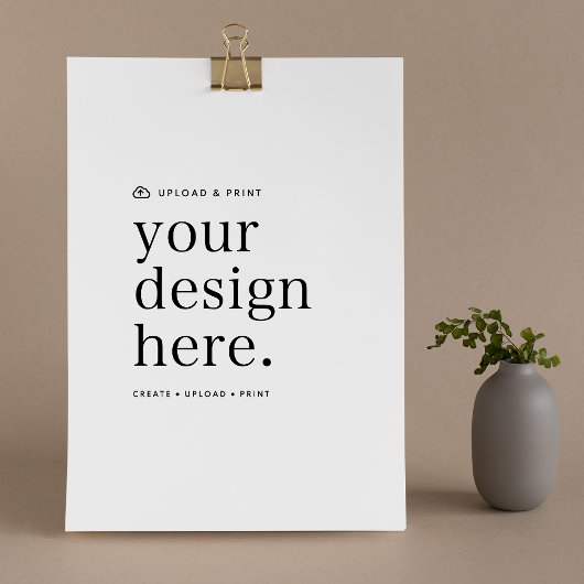 Platte papieren vel Uw ontwerp Upload 8,5" x 11"