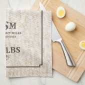  platte rugzak theedoek (Quarter Fold)