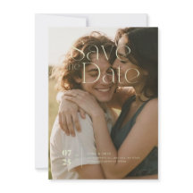 Platte Save The Date Kaart