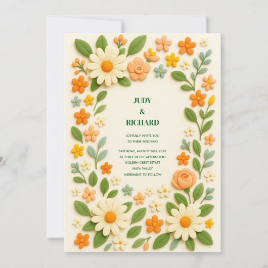 Platte Save The Date Kaart (Voorkant)