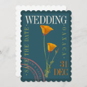 Platte Save The Date Kaart (Voorkant / Achterkant)