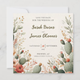Platte Save The Date Kaart