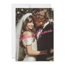 Platte Save The Date Kaart