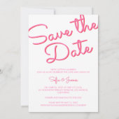 Platte Save The Date Kaart (Achterkant)