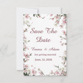 Platte Save The Date Kaart